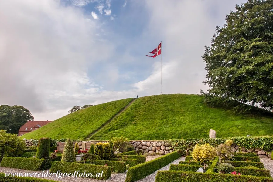 Jelling Mounds, Runic Stones and Church