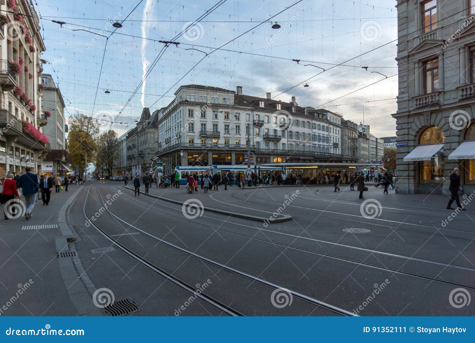 Bahnhofstrasse shopping street