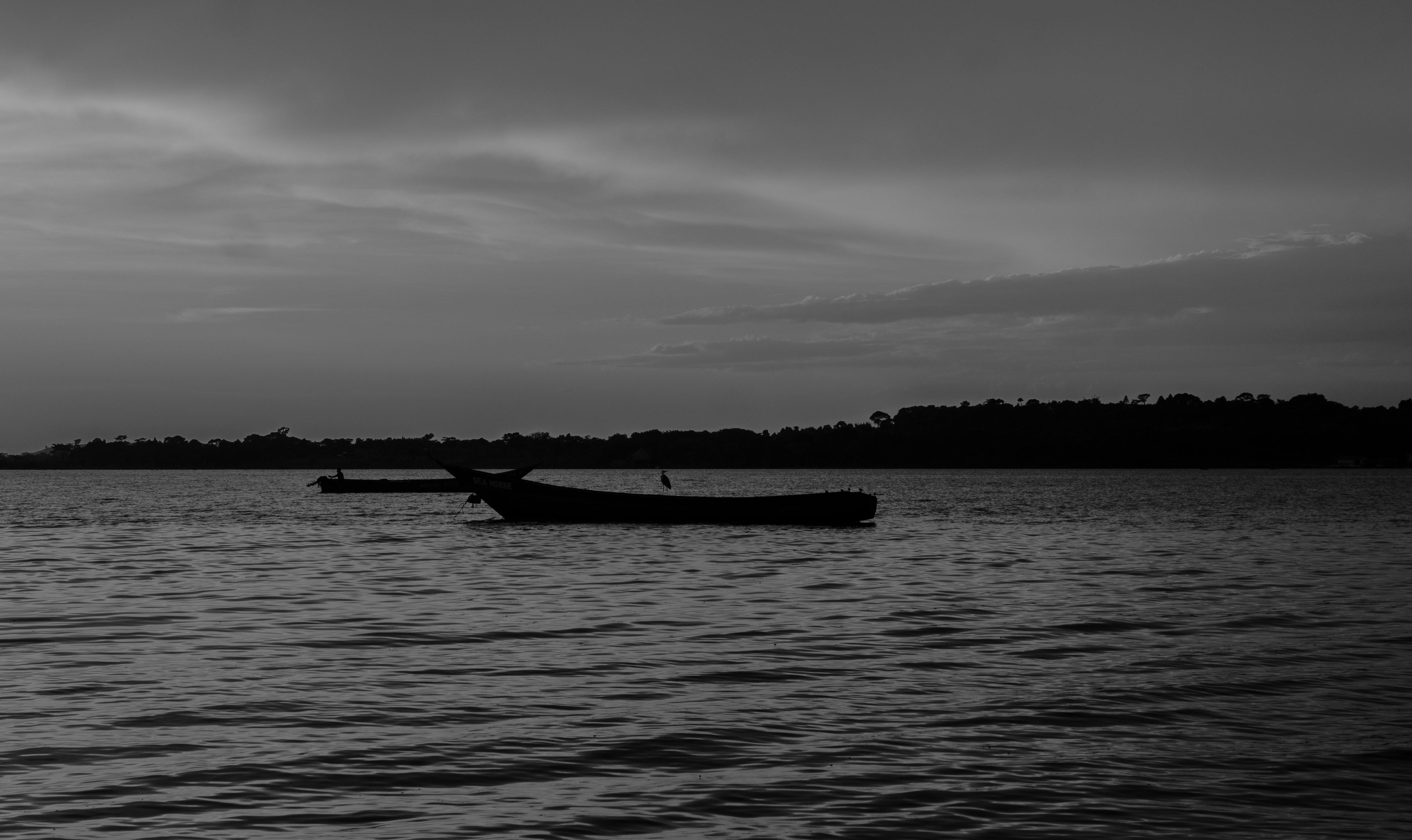 Canoeing on Lake Bunyonyi