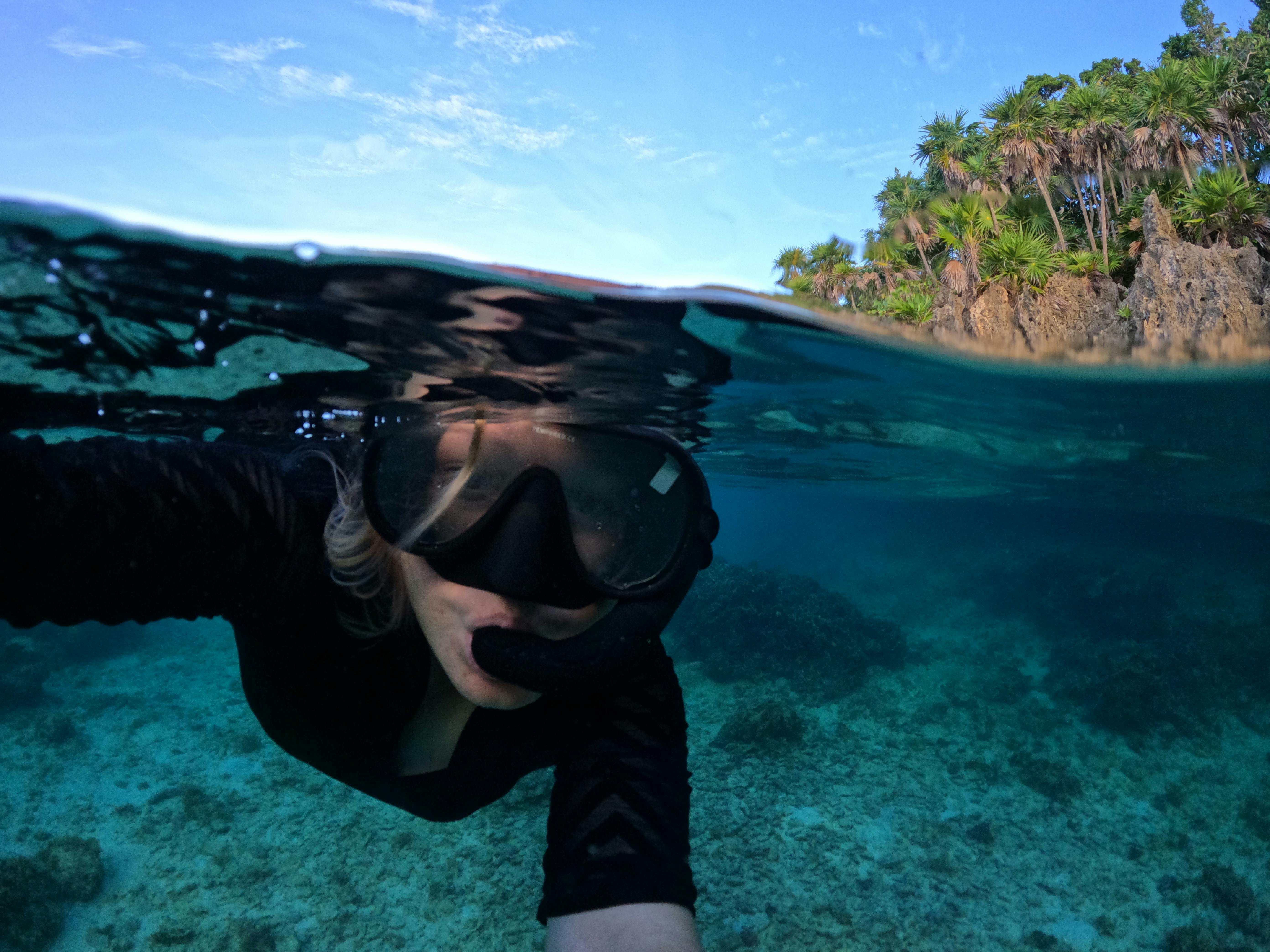 Diving in the Caribbean Sea