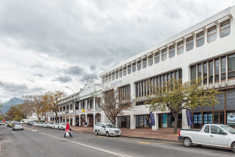 Dorp Street at Stellenbosch, South Africa