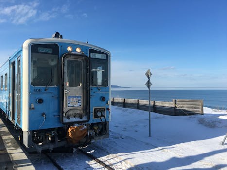 Former Hokkaido Coal & Steamship Co. Yubari Railway Line No. 1 Bridge Pier