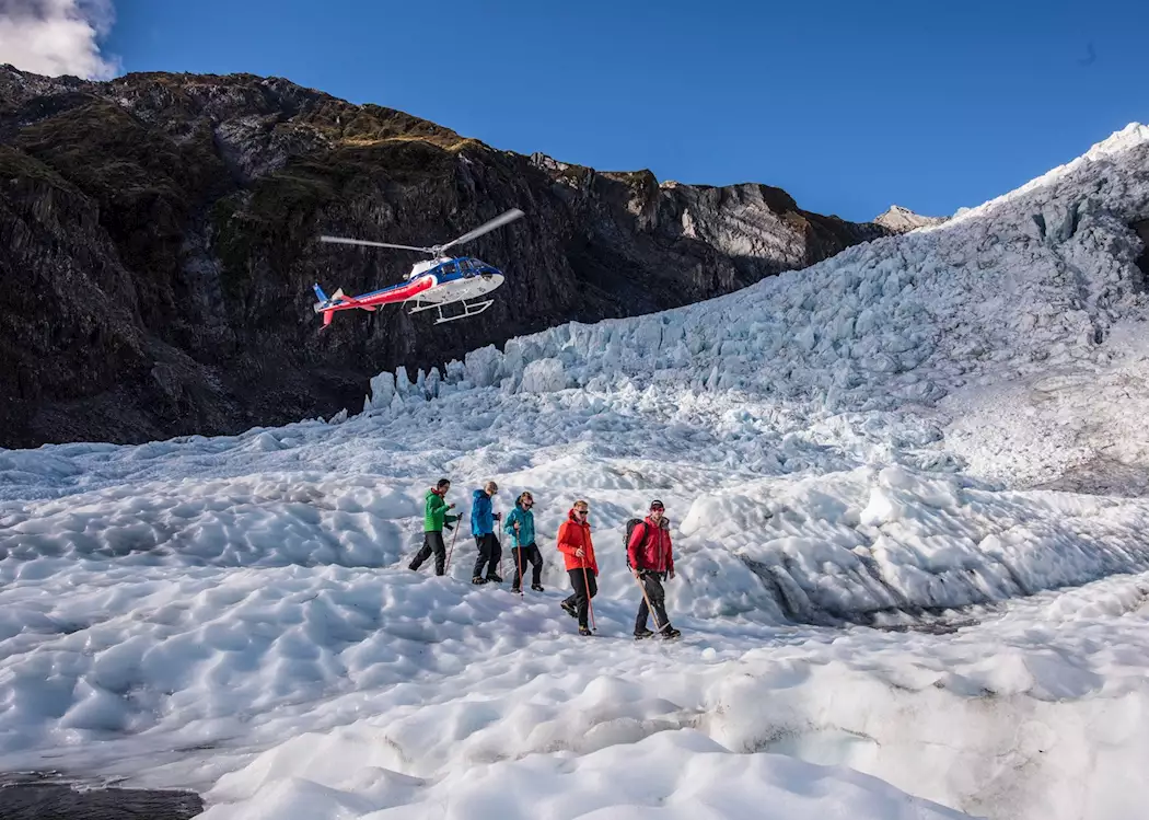 Heli-hiking on Franz Josef Glacier