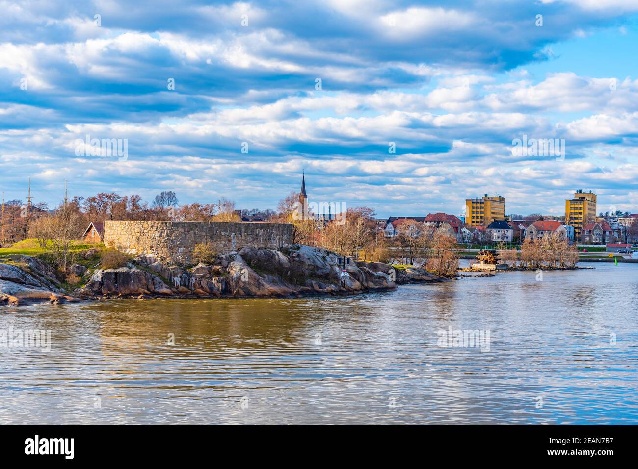 Isegran Island at Fredrikstad, Norway