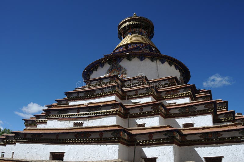 Kumbum Stupa at Gyantse, Tibet