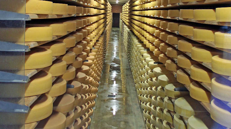 La Maison du Gruyère cheese factory