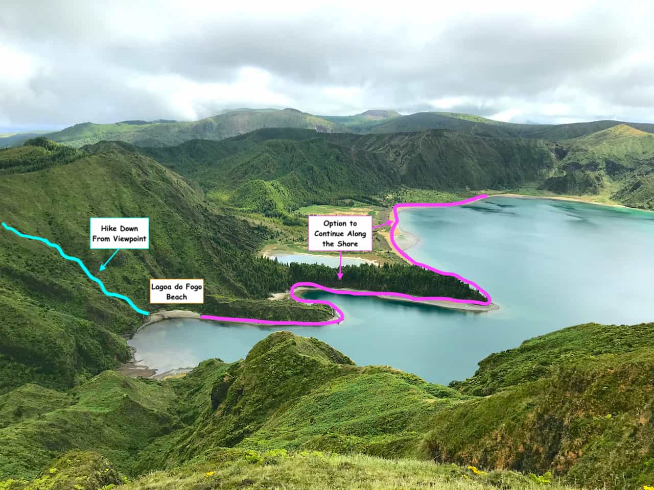 Lagoa do Fogo Hiking Trails