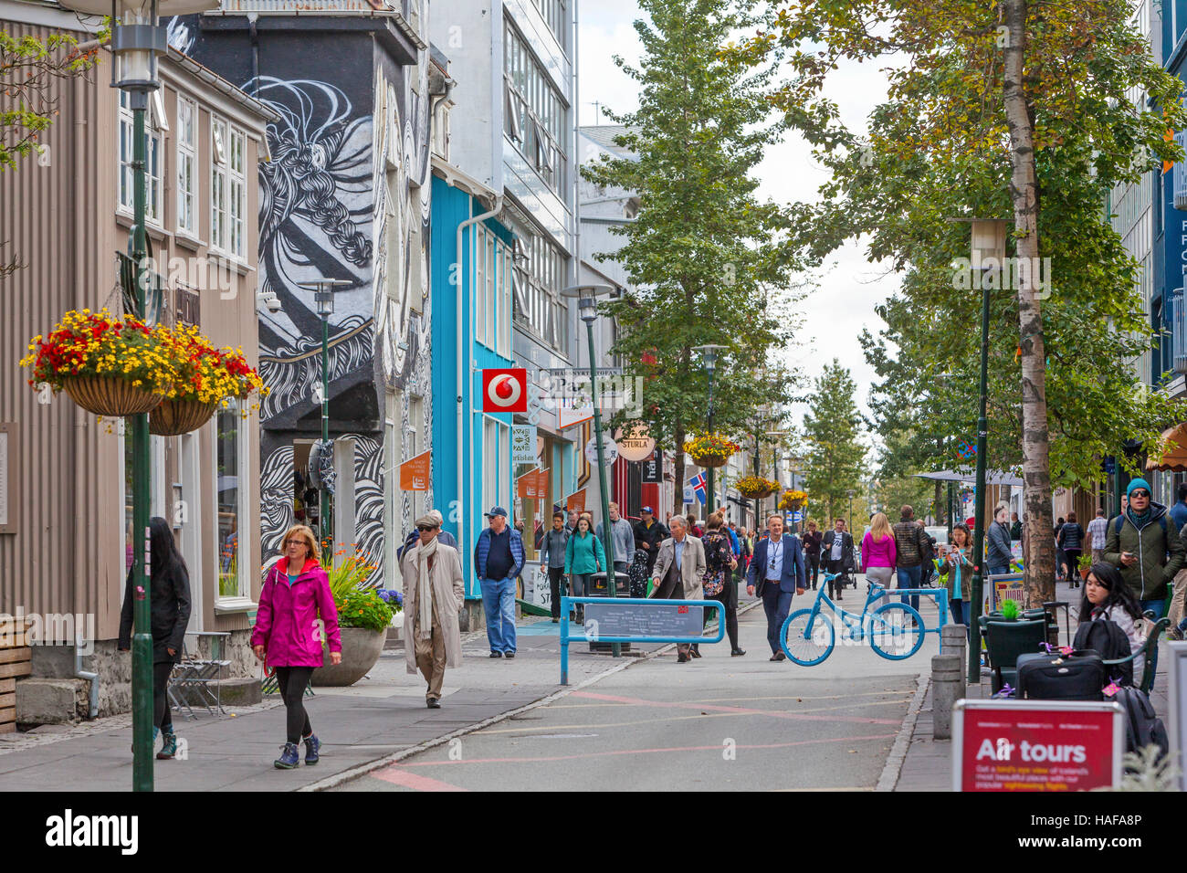 Laugavegur Shopping Street