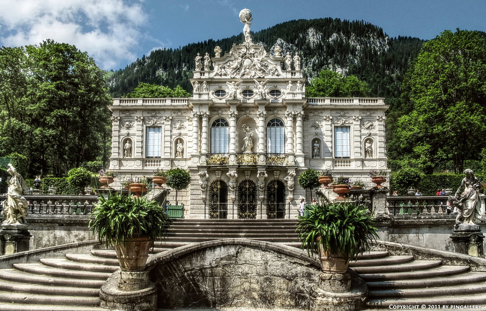 Linderhof Palace at Linderhof Palace