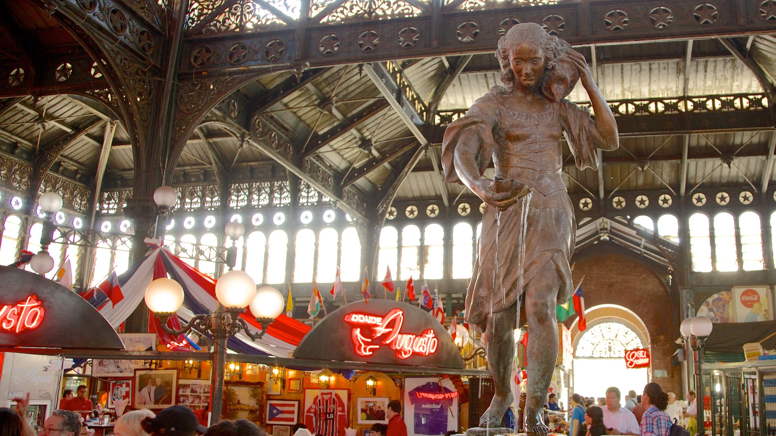 Mercado Central at Santiago, Chile