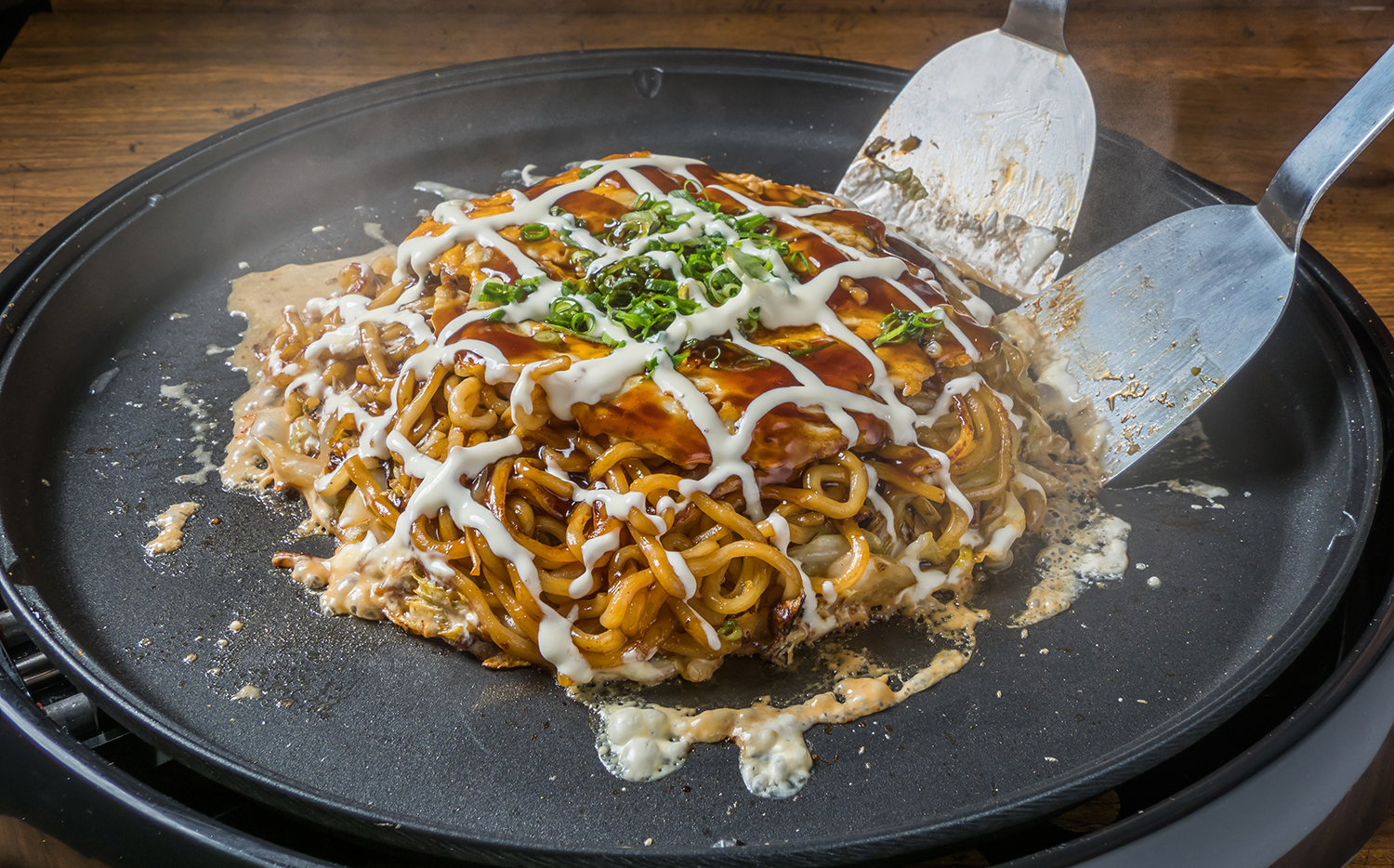 Okonomimura (Hiroshima-style Okonomiyaki Village)