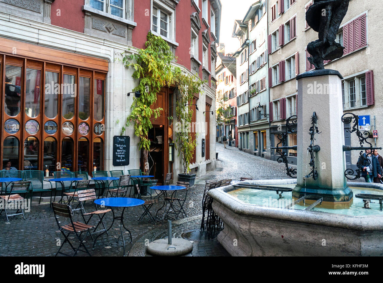 Old Town (Altstadt) at Zurich, Switzerland