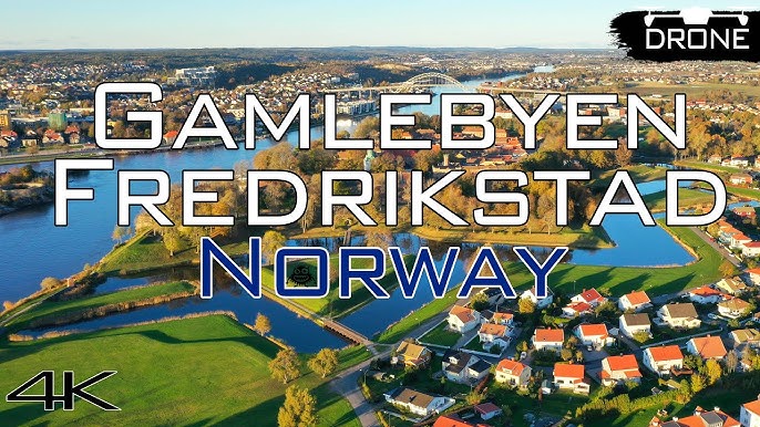 Old Town Gamlebyen at Fredrikstad, Norway