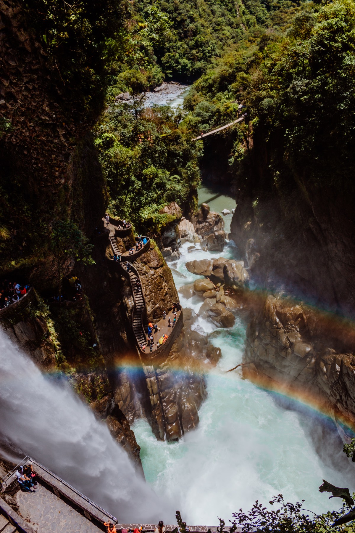 Pailon del Diablo Waterfall