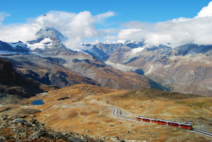 Panoramic views of the Alps