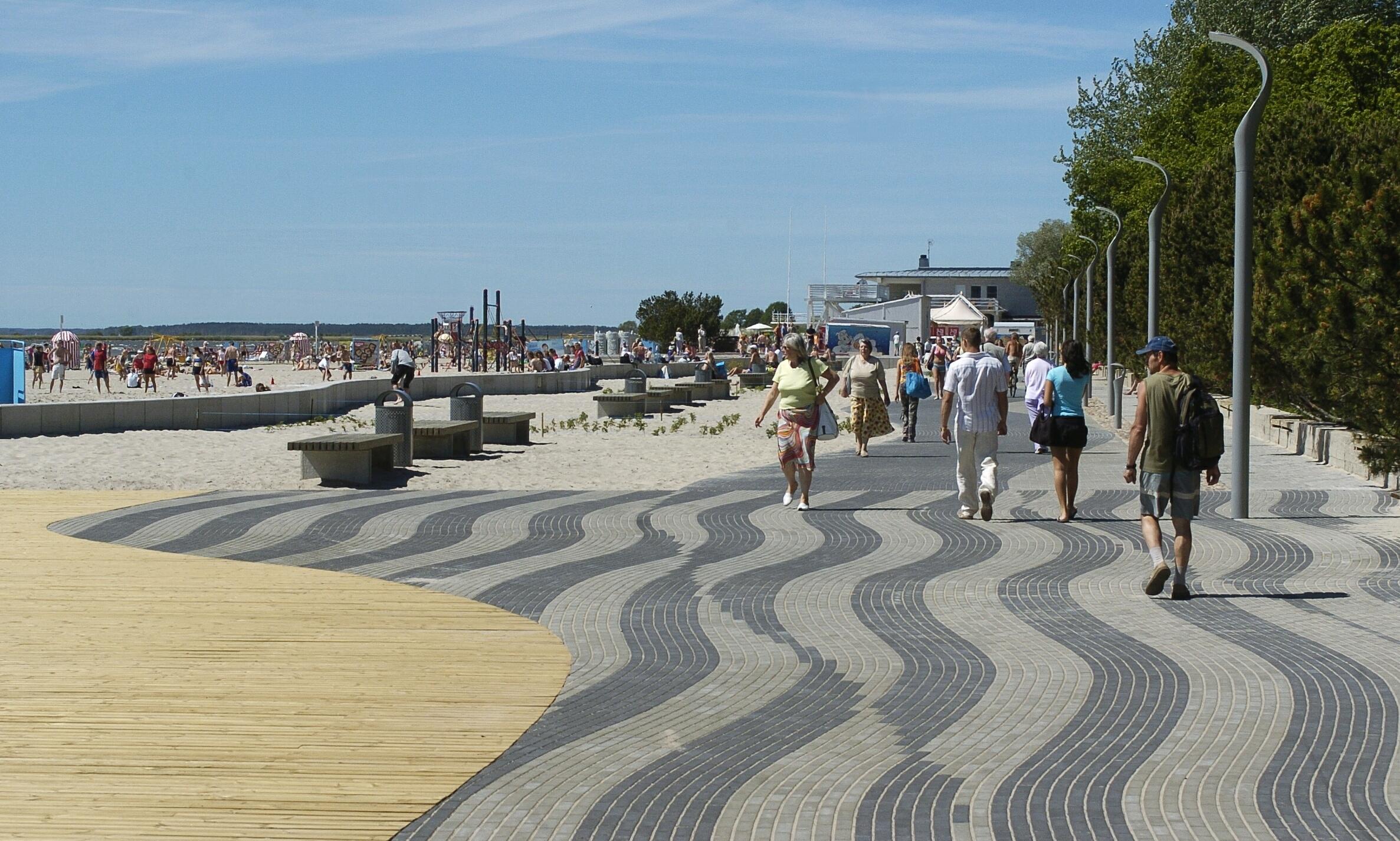 Parnu Beach Promenade