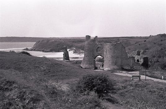 Pennard Castle