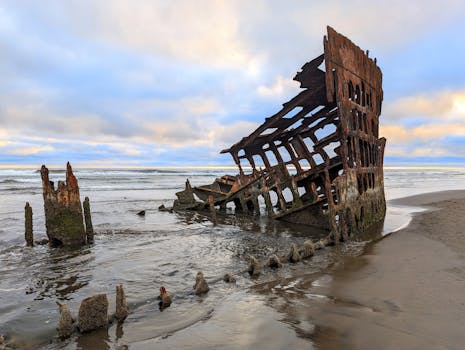 Peter Iredale Shipwreck