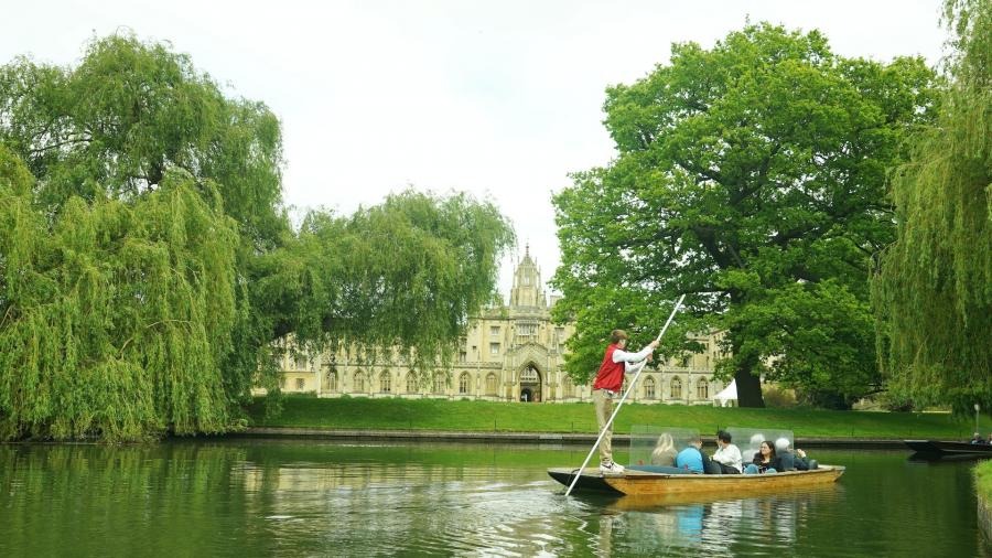 Punting on the River Cam