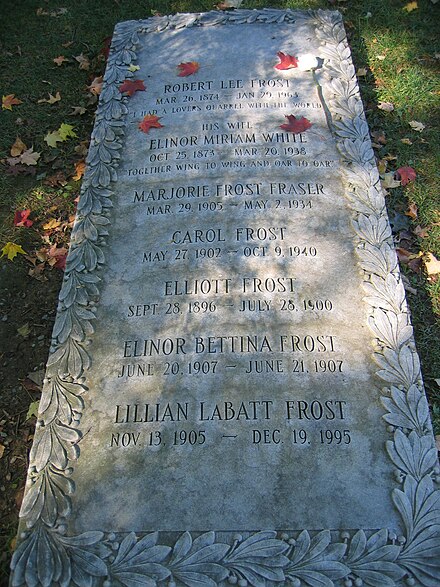 Robert Frost Gravesite