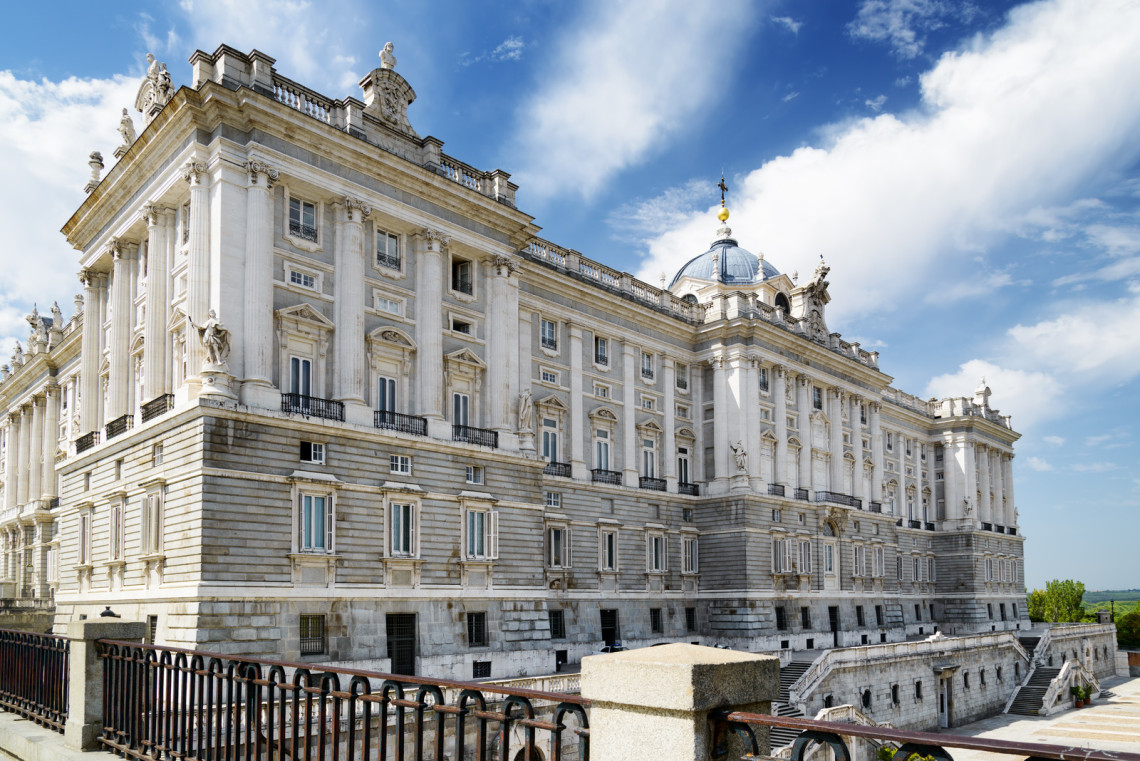 Royal Palace of Madrid at Madrid, Spain