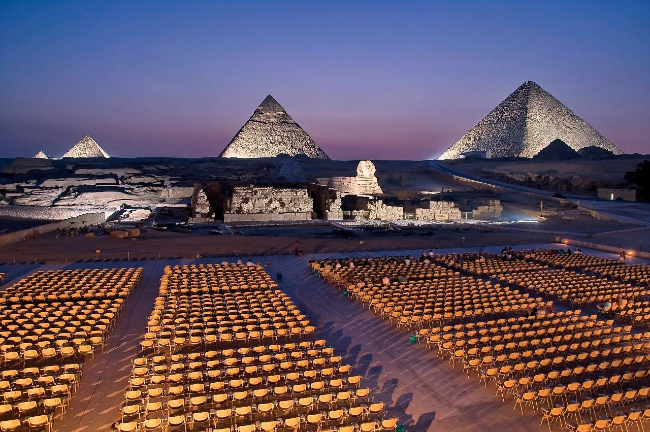 Sound and Light Show at the Pyramids