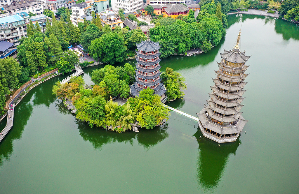 Sun and Moon Pagodas