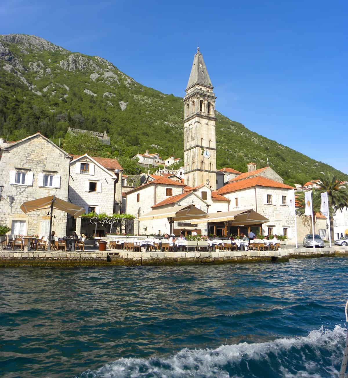 Transfer to Kotor at Perast, Montenegro