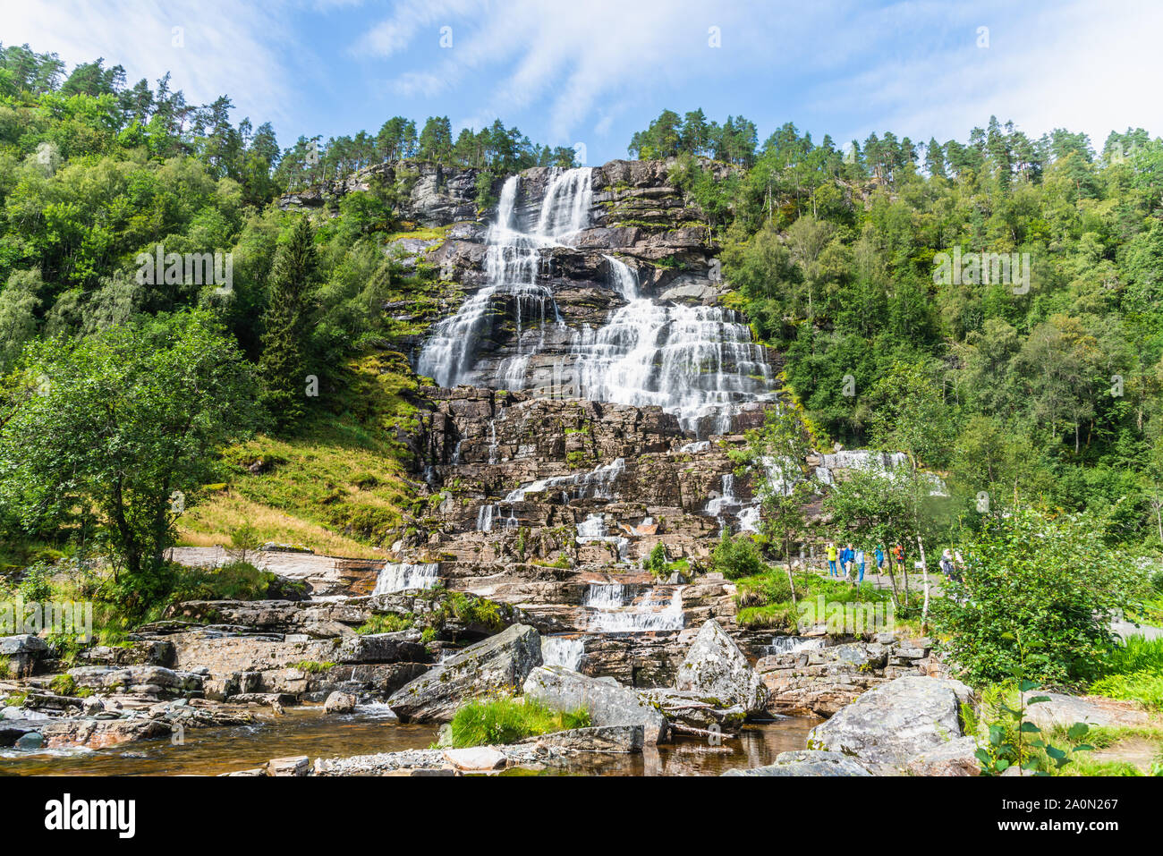 Tvindefossen Waterfall