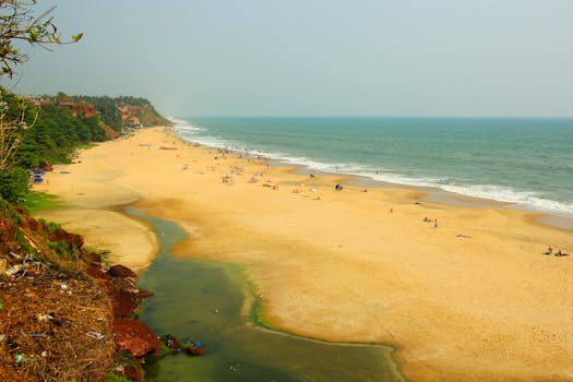 Varkala Cliff & Beach