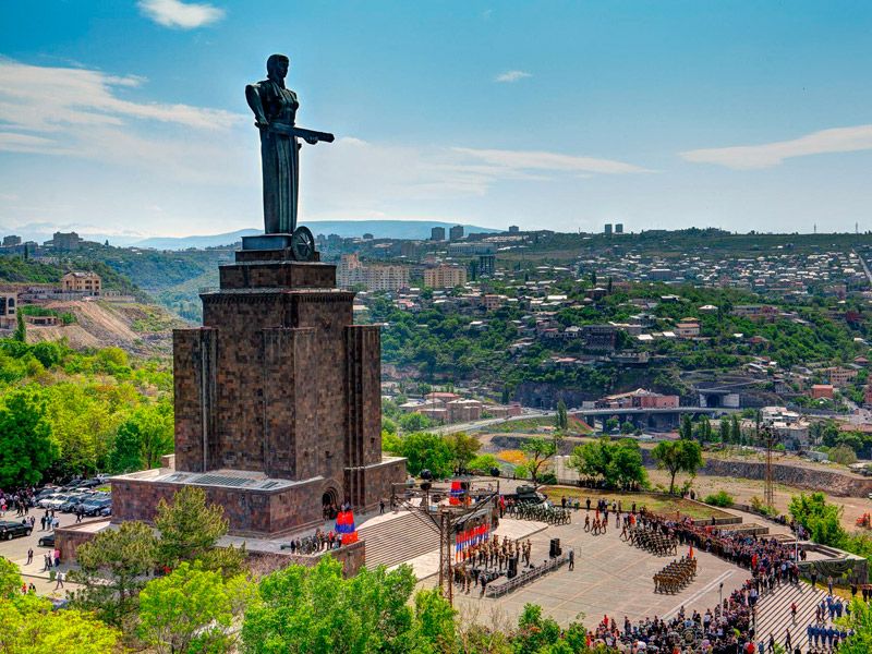 Victory Park and Mother Armenia Statue