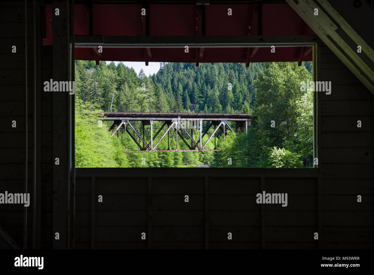 Westfir Covered Bridge (also known as the 'Office Bridge')